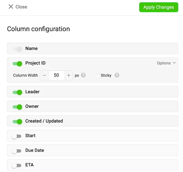 columns