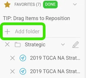 Add Folder