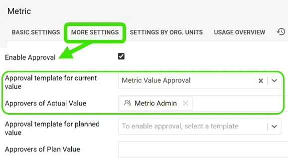 Enable Approver
