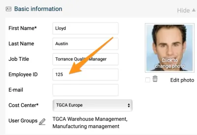 id number